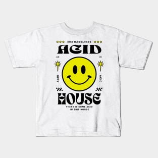 ACID HOUSE  - ACID In The House (Black) Kids T-Shirt